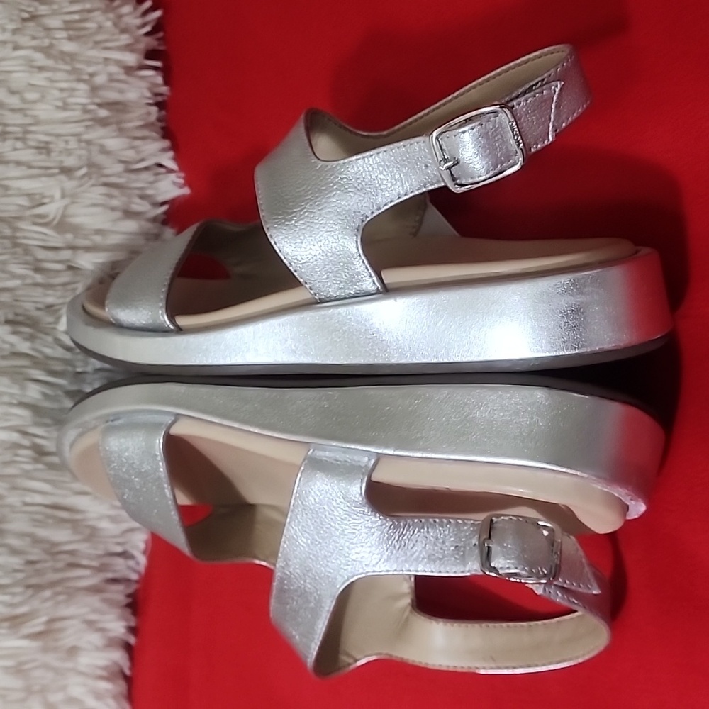 Vionic Metallic Silver Sandals - image 7